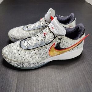 Nike Lebron XX 20 The Debut Basketball Shoes Pink Diamond Collection Men Size 14